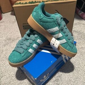 Adidas Turquoise Sneakers with White Accents